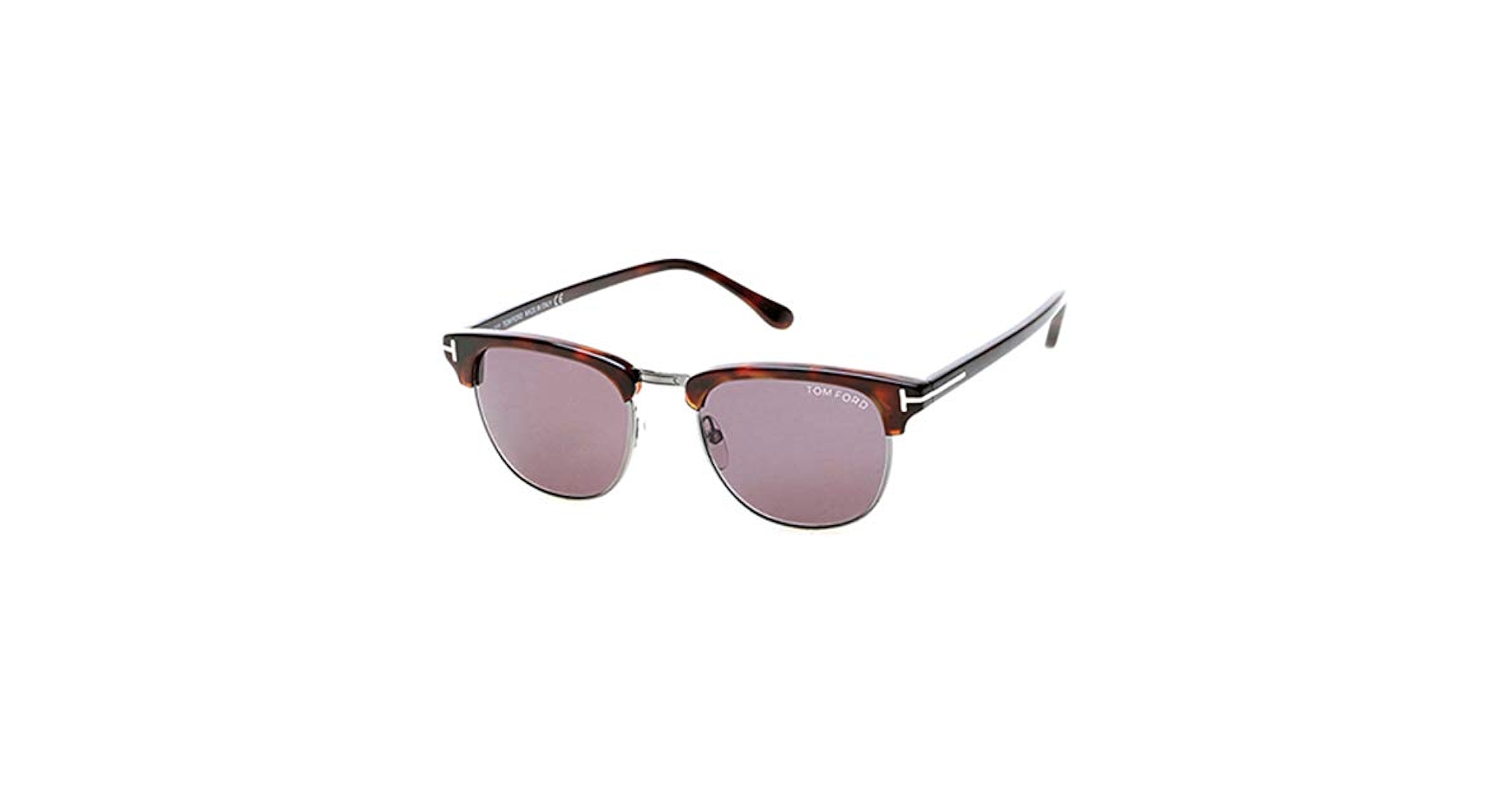 Tom Ford TF248 Henry 52A Dark Havana Clubmaster Style 51mm